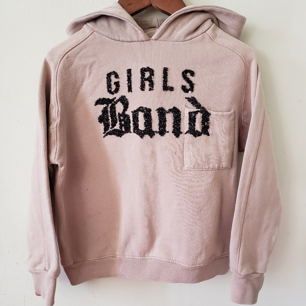 Zara girls hooded sweater